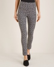 CHICO'S NWT ZENERGEY SIZE 1 PETITES ANIMAL PRINT LEGGINGS PANTS