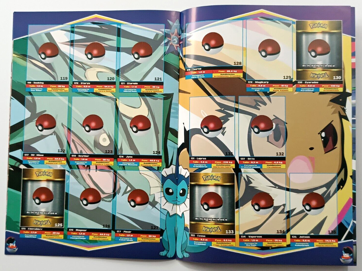 ALBUM POKEMON HOENN & SINNOH MC - Sticker + Full Set 254/254 PERU 2022  ARCEUS