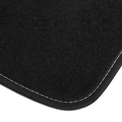 Tappetini Auto In Tessuto Per Smart Fortwo I (1998-2007) – Set 2 Pezzi, Colore Antracite, Fondo In Gomma Impermeabile, Prodotto UE