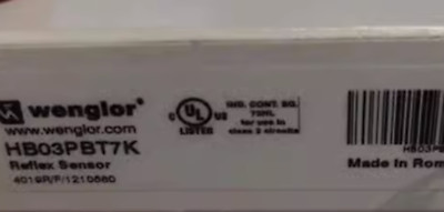 NEW wenglor sensor HB03PBT7K