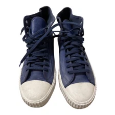 PF Flyers Tanner Sneakers Blue Leather Size 13