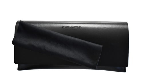 NEW SAINT LAURENT SL 356 001 METAL SILVER CAT-EYE Sunglasses 49-18-145 - Picture 12 of 12