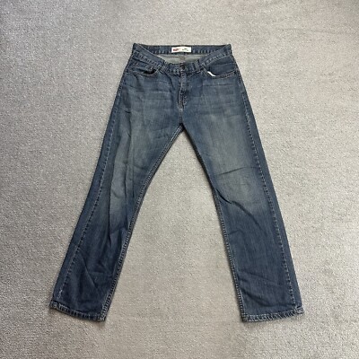 LEVI S Herren Jeans 505 Vintage Hose W29 L29 Regular Straight 11301 Blau Denim