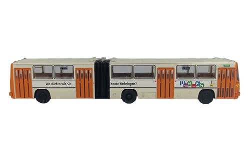 Brekina Ikarus 280 Gelenkbus "BVB Berlin" creme/orange Maßstab 1:87 Modellauto - Picture 4 of 5