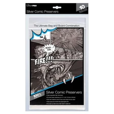 Ultra PRO 10Ct Silver Comic Preservers Ultimate Bag Board Combination Protector