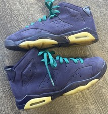 NICE - CLEAN !!! Jordan 6 Retro Purple Dynasty (GS) 543390-509 size 9.5y