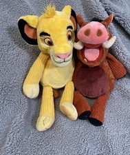 DISNEY Scentsy Buddy Clip Lot Lion King SIMBA and PUMBA - LOT OF 2