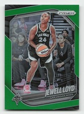 2025 Panini Prizm WNBA #57 Jewell Loyd Green Prizms