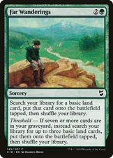 Far Wanderings 145 LP Normal Commander 2018 MTG EN