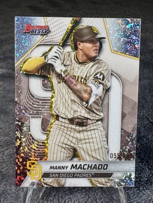 2025 Bowman's Best Manny Machado Mini-Diamond Refractor 053/299 #6 Padres