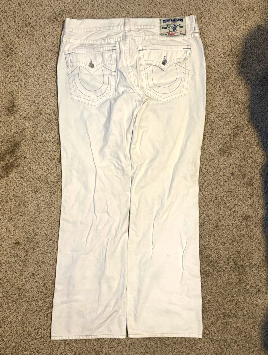 True Religion White Denim Jeans for Men for sale | eBay