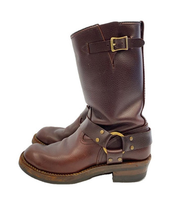 Wesco Custom Harness Boss Engineer Boots Brown Size 9.5AA Biker Motorcycle