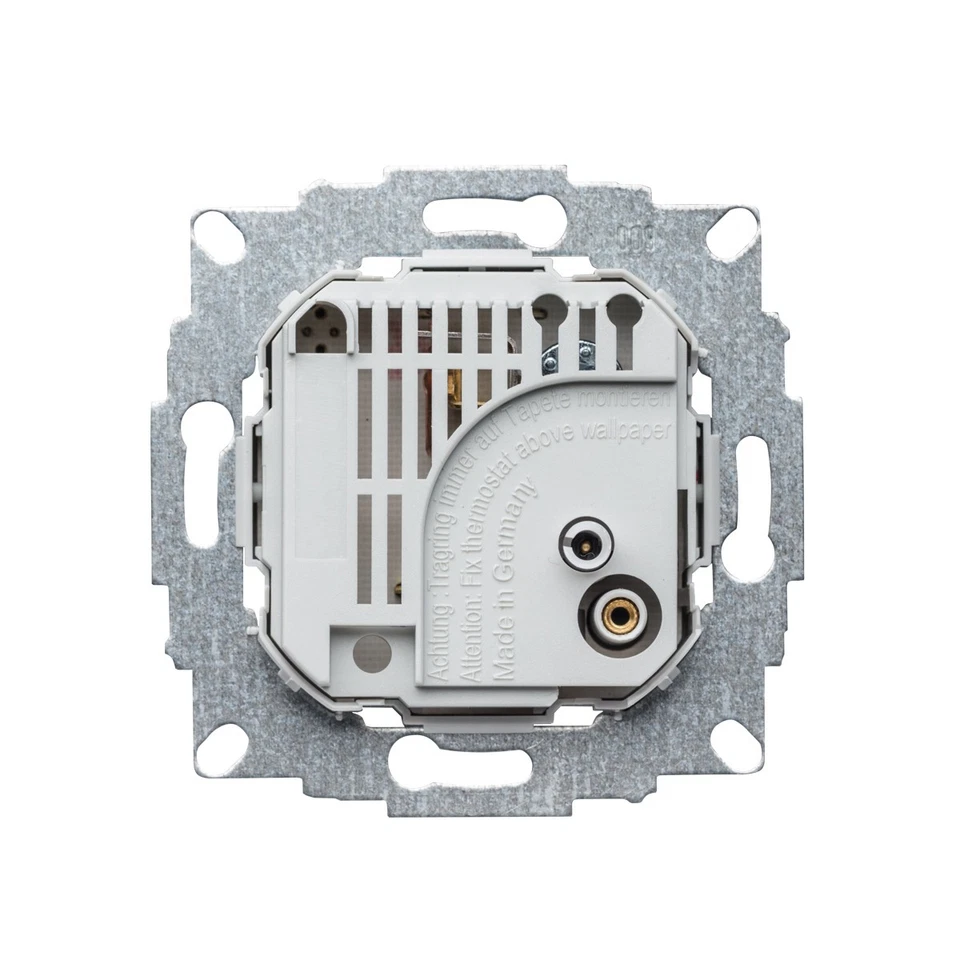 Raumthermostat Unterputz für Fußbodenheizung mit Abdeckung 55x55 mm in reinweiß - Bild 3 von 4