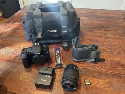 Canon EOS 70D Digital SLR Camera, 18-55mm Lens, Battery, Charger And Soft Case