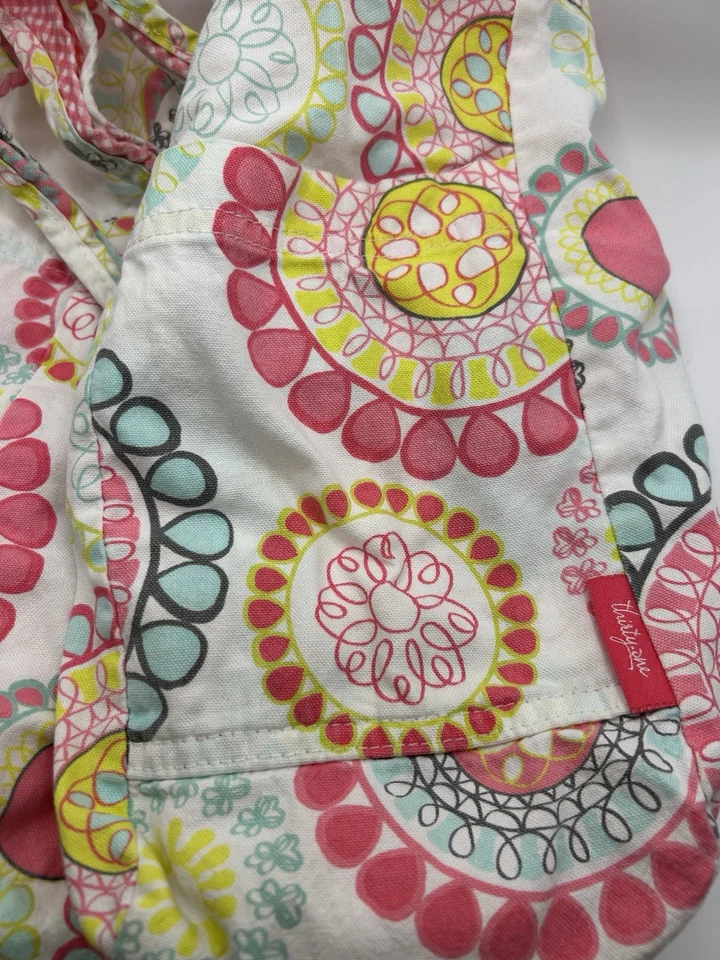 Bolso Hobo Bandolera Reversible Thirty-One Boho Medallón Cítrico Rosa Guinga Foto 3 de 4