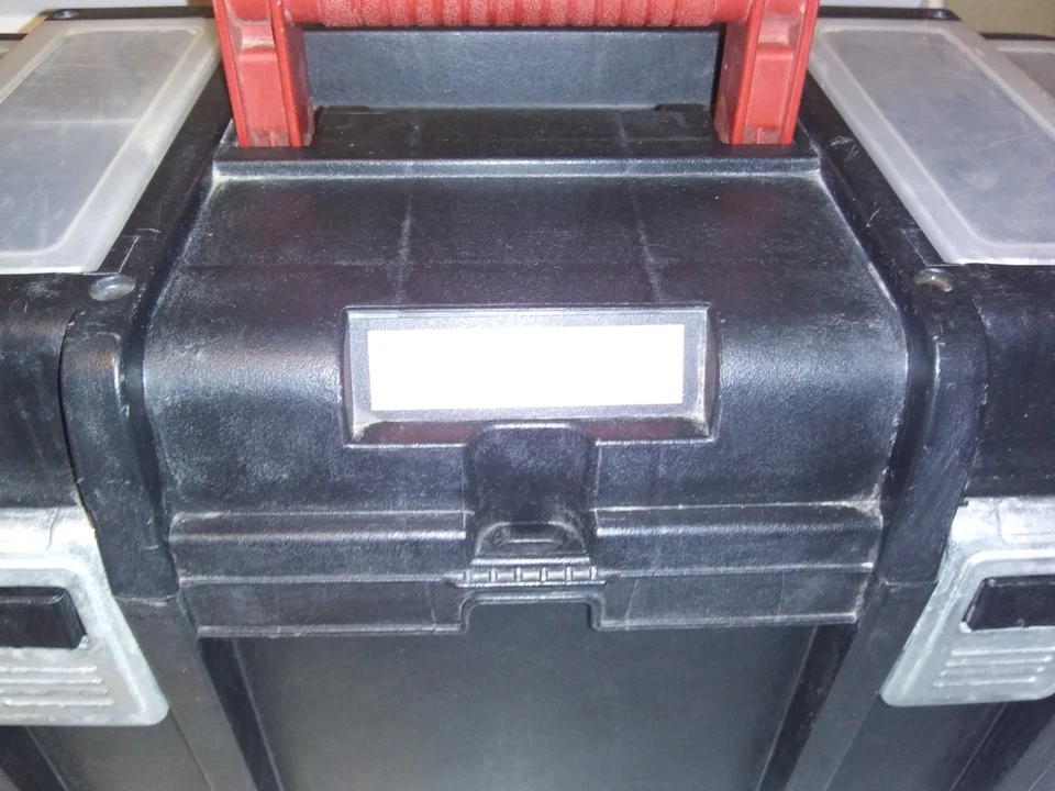 Craftsman 18" Portable Toolbox w/Removable Tray. Transparent Top Compartments. - Image 4 of 4