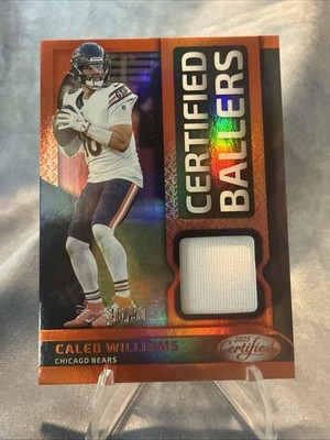 Caleb Williams 2025 Panini Certified 39/99 Patch Certified Ballers
