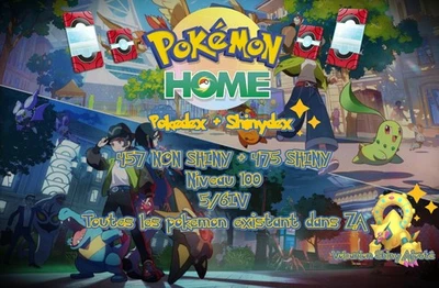 Légendes Pokémon ZA : Pokedex + Shinydex =  457 NON SHINY + 475 SHINY - Photo 1/4