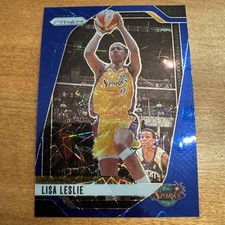 Lisa Leslie 2024 Panini Prizm WNBA Blue Velocity Prizm Card-#98 LA Sparks