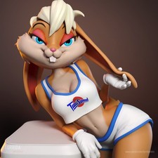Lola Bunny, Bugs Bunny, Cartoon, sexy Pin Up,...