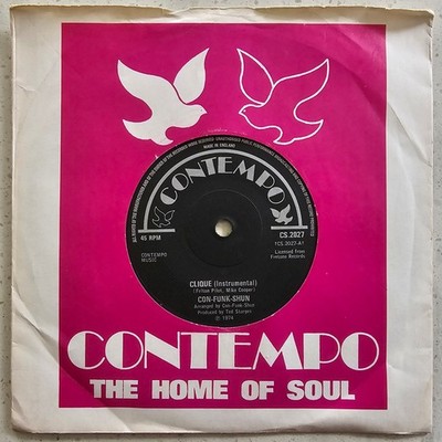 Con-Funk-Shun (e) Clique / Now And Forever - Rare 1974 Soul 7''