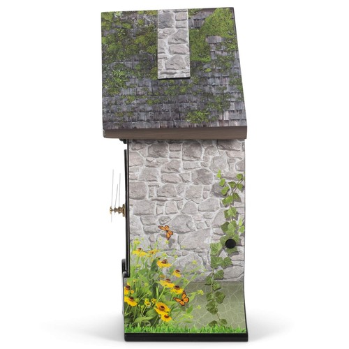 Mark Feldstein Garden Cottage Singing Cardinal Tabletop Wall Sound Cuckoo Clo... - Picture 6 of 6