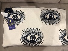 TKMaxx Halloween Evil Eye Throw Super Soft Very Rare 100% cotton 