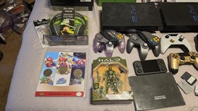 Playstation 2 PS2 console Lot Nintendo Wii Xbox Games Controllers ASIS