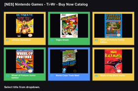 [NES] Nintendo Games - Ti-Wr - Buy Now Catalog