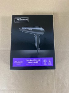 TRESemme Compact 2000W Haar DC Motor Trockner leicht & kompakt 2 Geschwindigkeiten schwarz