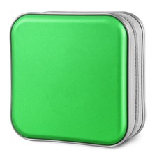 CD Case, 40 Capacity CD/DVD Case Holders Wallet Hard Plastic DVD Disc Cases Stor