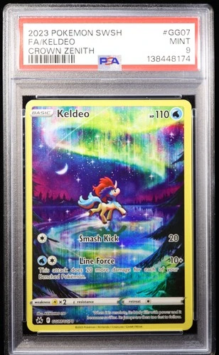 2023 Pokemon Crown Zenith Keldeo GG07 GG70 Galarian Gallery PSA 9 Mint