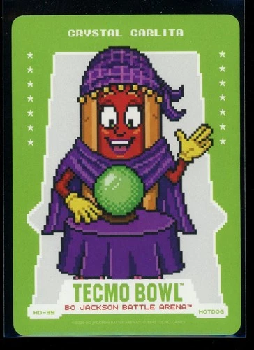 2026 Bo Jackson Battle Arena Tecmo Bowl Hot Dog #39 Crystal Carlita