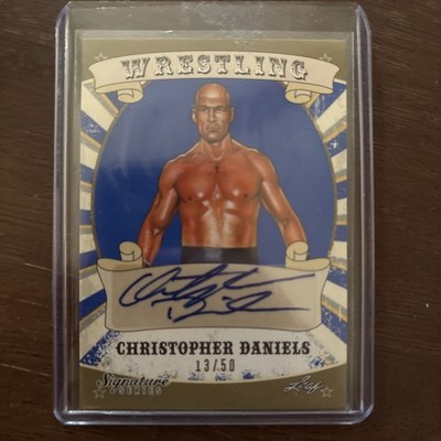 2016 Leaf Signature Series #18 Christopher Daniels /50