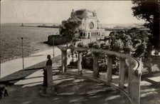 RPPC Constanta Romania seaside promenade vintage postcard b265