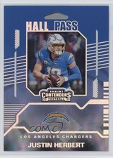 2024 Panini Contenders Hall Pass Silver Justin Herbert #17 0us8