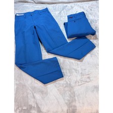 Lot of 2 Workrite Nomex FR Gold Standard Flame Resistant Work Pants Blue 32x30