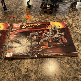 LEGO Indiana Jones Temple of Doom Set 7199 100% Complete Manual NO Minifigures