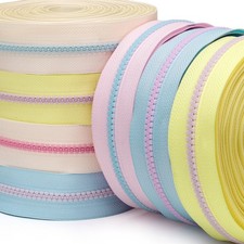 5M Length Colorful Zipper for Bags Clothing Sewing 10pcs Zipper Pulls Accessory