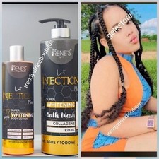 2pcs Lait Tera Irene's Whitening Body Lotion  Free Serum  Shower Gel Spf 30