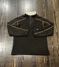 Kuhl Alfpaca 1/4 Zip Fleece Women  s XL Brown Acrylic Polyester