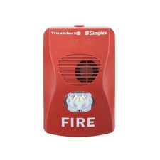 Simplex 59AV-WRF True Alert Red Wall Mount Addressable LED Horn/Strobe "FIRE  