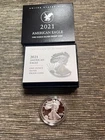 2021-W Proof $1 Type 2 American Silver Eagle Box, OGP & COA