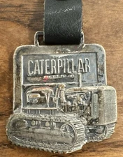 Vintage EARLY CATERPILLAR Track Type D6 Tractor Pocket Watch Fob 1930s To 1940s