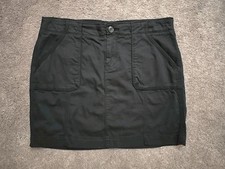 Old Navy Black Cotton Blend Cargo Mini Skirt 8
