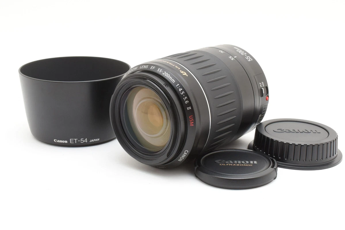 Preços baixos em Lentes de câmera Canon 55-200mm f/4.5-5.6 | eBay
