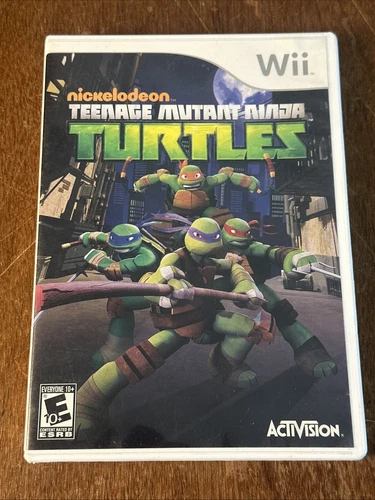 Teenage Mutant Ninja Turtles (Nintendo Wii, 2013) Game Case and Inserts Tested