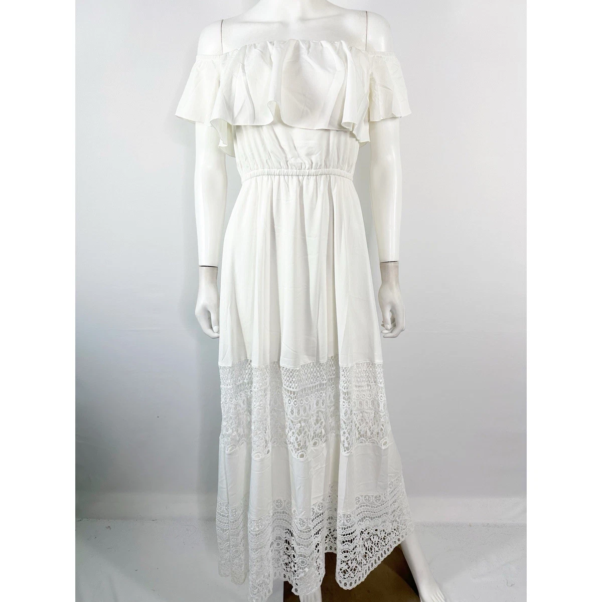 chrome maxi dress Chrome Floral Maxi Dress
