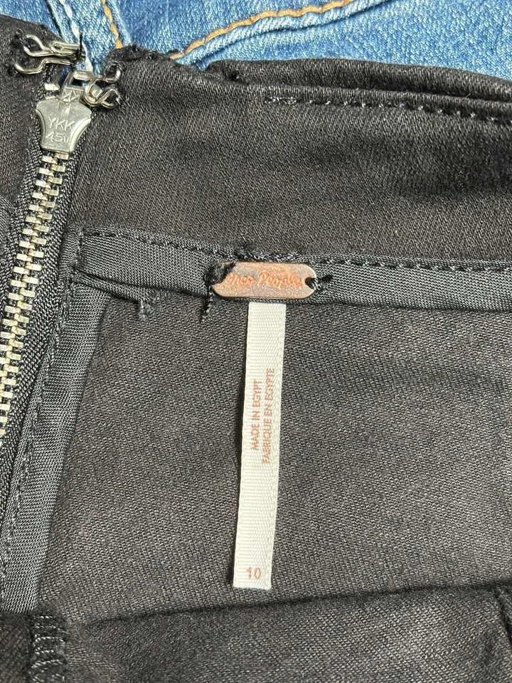 Falda Free People Mujer 10 Cintura Alta Lápiz Elástico Ropa de Trabajo Carrera Oficina Foto 3 de 4