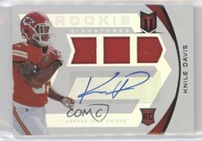 2013 Panini Momentum Rookie Signatures Silver 93/99 Knile Davis #218 Auto 0af
